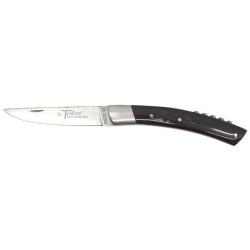 Couteau R&eacute;gional Coutellerie Chevalerias Le Thiers 2 pi&egrave;ce Manche Corne Noire