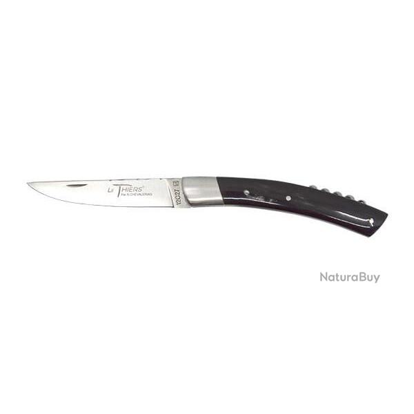 Couteau R�gional Coutellerie Chevalerias Le Thiers 2 pi�ce Manche Corne Noire