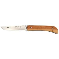 Couteau R&eacute;gional Coutelier Thiers Mineur Lame 85mm Manche Bois de Cade