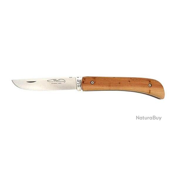 Couteau R�gional Coutelier Thiers Mineur Lame 85mm Manche Bois de Cade