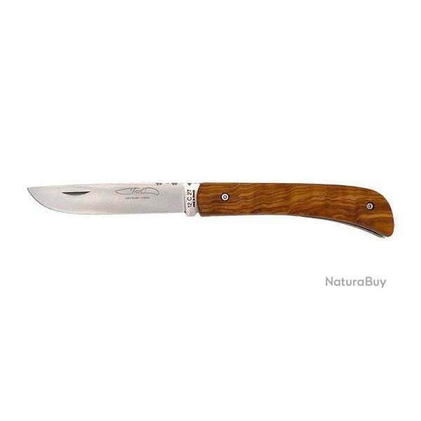 Couteau R�gional Coutelier Thiers Mineur Lame 85mm Manche Olivier