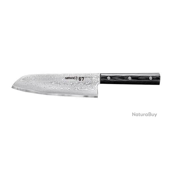 Santoku Samura Damascus 67