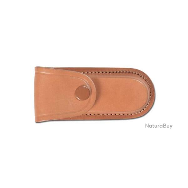 Etui Cuir moul� doubl� marron Pielcu