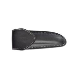 Etui Cuir moul&eacute; doubl&eacute; noir Pielcu