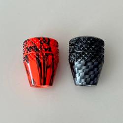 Levier long ALU Molet&eacute; - finition CAMO orange/noir ou CARBONE  pour BLASER, BERETTA, BERGARA,....