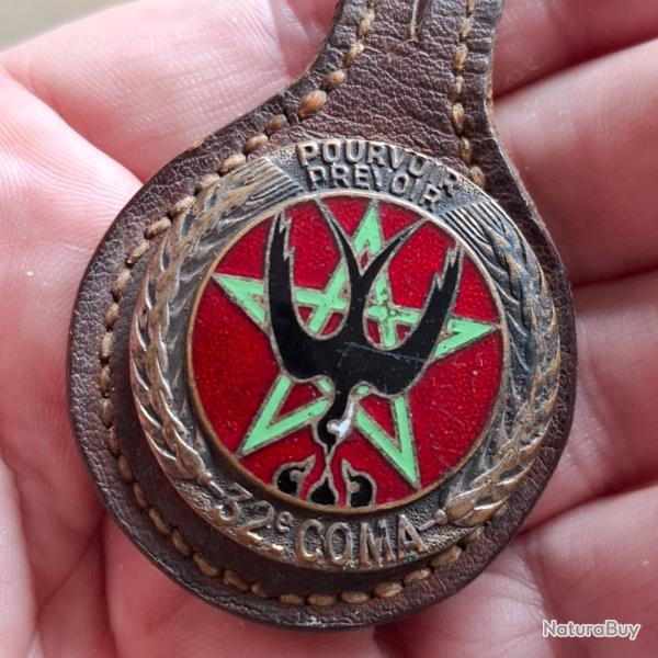 INSIGNE 32 COMA ( PERIODE INDOCHINE - DRAGO BERANGER )