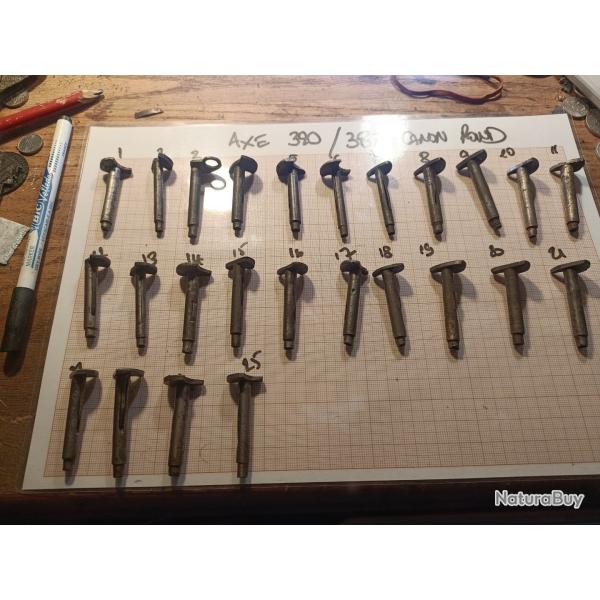 Axe de barillet bulldog 320/380Canon rond