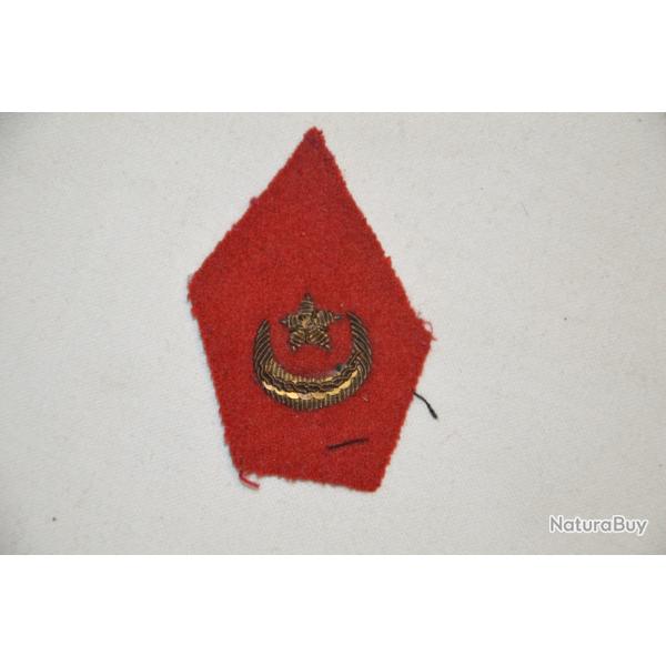 PATTE DE COL VAREUSE-OFFICIER COMPAGNIE SAHARIENNE-LIBERATION-INDOCHINE-ALGERIE