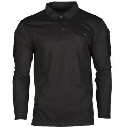 Polo tactique Manche Longue Noir M