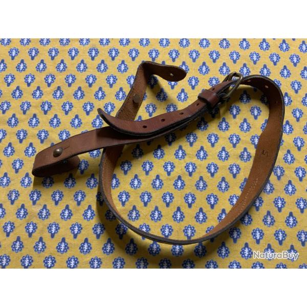 Bretelle fusil ou carabine cuir no 1