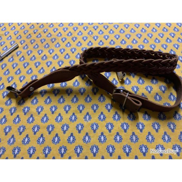 Bretelle fusil ou carabine cuir no 2
