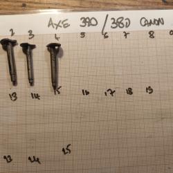 Axe barillet 320/380 canon octogonale