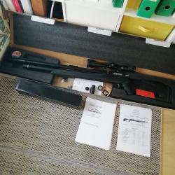 Carabine PCP Snowpeak M25 Calibre 5.5mm ou.22  Complet avec lunette - chargeurs +valve full power