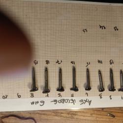 Axe barillet 6mm canon rond