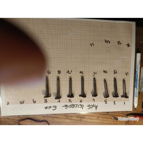 Axe barillet 6mm canon rond