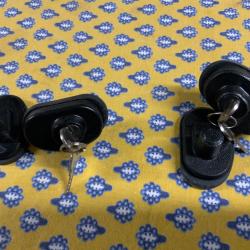 Lot de 2 verrous de  pontet