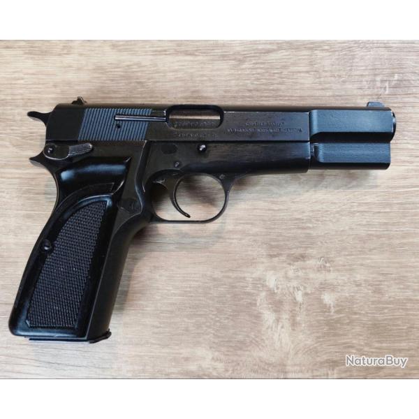 Pistolet semi-automatique BROWNING (FN) GP-35 carcasse acier - Surplus Police - Cal. 9x19 (Occasion)
