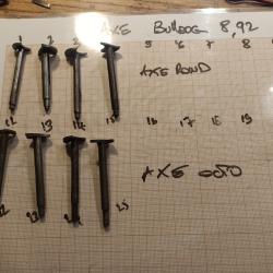 Axe barillet 8,92 rond et octogonale