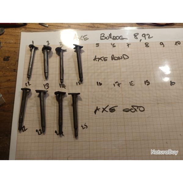 Axe barillet 8,92 rond et octogonale