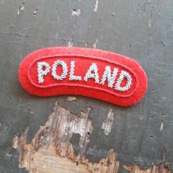INSIGNE D EPAULE EN CANNETILLE"POLAND"