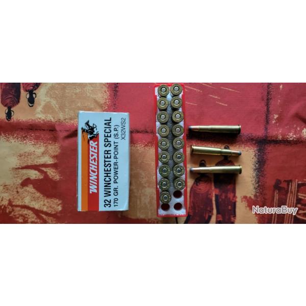 1 bo�te de 20 cartouches 32 Winchester special