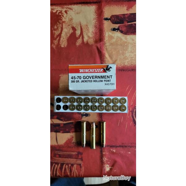 1 bo�te de 20 cartouches 45-70 Government Winchester