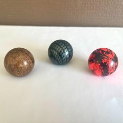 Boules de levier XL 25mm finition CARBONE, CAMO ORANGE ou NOYER pour BLASER, BERETTA, BERGARA,...