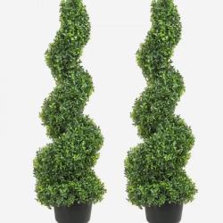 Buis Topiaire Artificiel 91 cm Buis Artificiel Ext&eacute;rieur