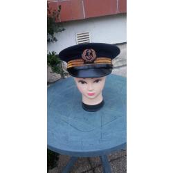 Casquette k&eacute;pi officier Marine Fran&ccedil;aise 1960 taille 58