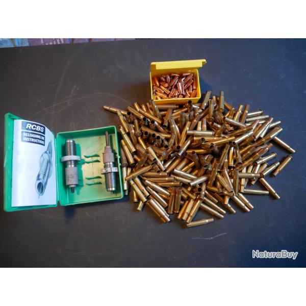 lot rechargement calibre 30/30: outils, �tuis, ogives