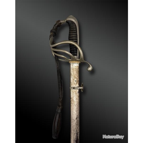 SABRE d'officier d'infanterie, mod�le 1882 avec dragonne - France - XIX�me si�cle