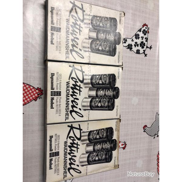 Cartouches calibre 20/70 plomb 6