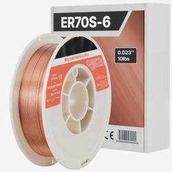 Fil Plein MIG 0,6 mm 4,5 kg par Bobine Fil de Soudage MIG Plein ER70S-6