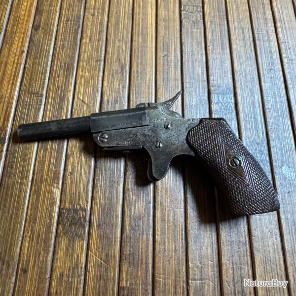 PETIT PISTOLET TYPE MINI DERRINGER HDH CALIBRE 6 mm OU 22 FLOBERT OU BOSQUETTE