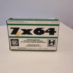Balle rws 7x64 H mantel 11,2g&nbsp;