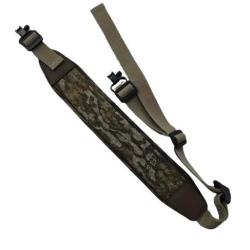 Bretelle n&eacute;opr&egrave;ne beige carabine de chasse - Livraison gratuite