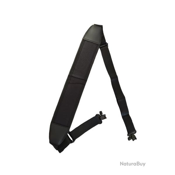 Bretelle n�opr�ne Noire v0 carabine de chasse - Livraison gratuite