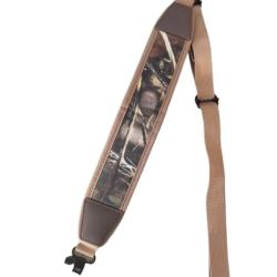 Bretelle n&eacute;opr&egrave;ne Marron carabine de chasse - Livraison gratuite