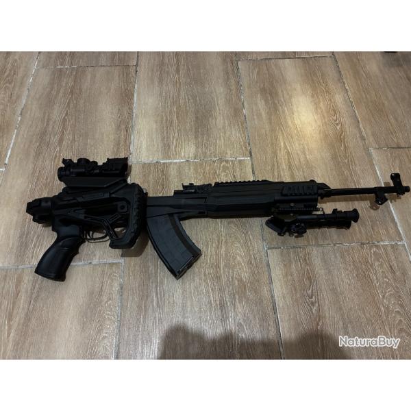 Sks SIMONOV 45 Fab Defense + crosse bois