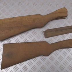 Lot de 2 crosses brut de fusil de chasse, m&eacute;canis&eacute;, 50 euros