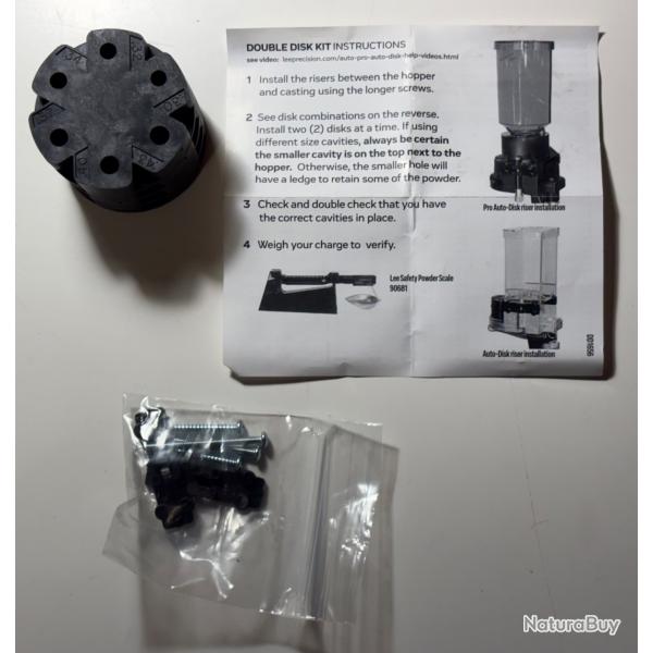 Kit double disque pour doseuse � poudre Lee