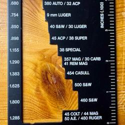 Jauge Lyman pour mesure des &eacute;tuis d'armes de poing