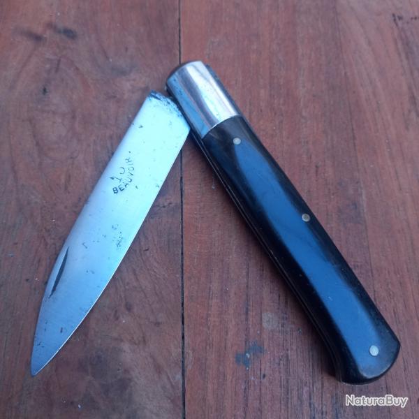 Ancien Couteau YSSINGEAUX 13 BEAUVOIR Manche en Corne