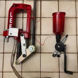 Presse de rechargement Lee Breech Lock Challenger + doseuse Lee