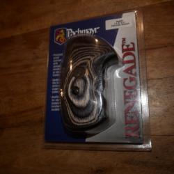 Poign&eacute;e PACHMAYR en lamell&eacute; coll&eacute; CHARCOAL SMOOTH pour S&W K&L