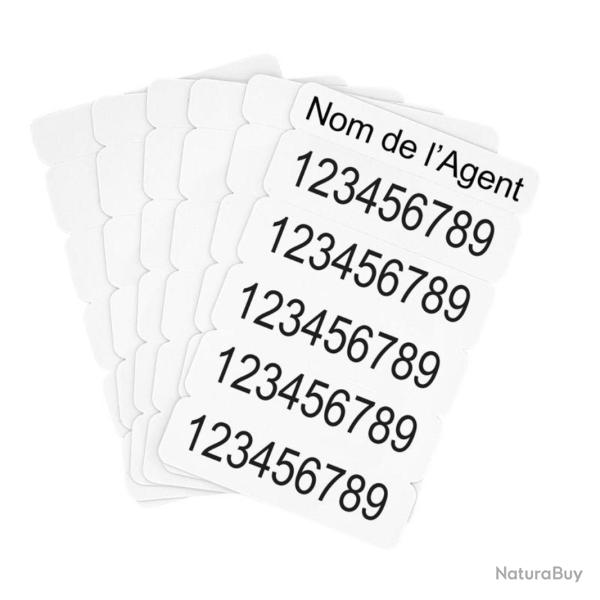 Boite de 100 cartes vierges 86 x 54 mm sp�ciale 5 NUB
