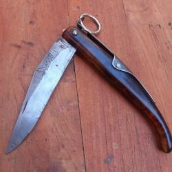 Joli Couteau AGOUTI MADE IN FRANCE Manche en R&eacute;sine