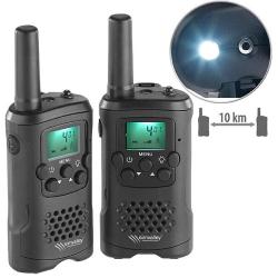 2 talkies-walkies avec fonctions VOX et lampe de poche WT-320