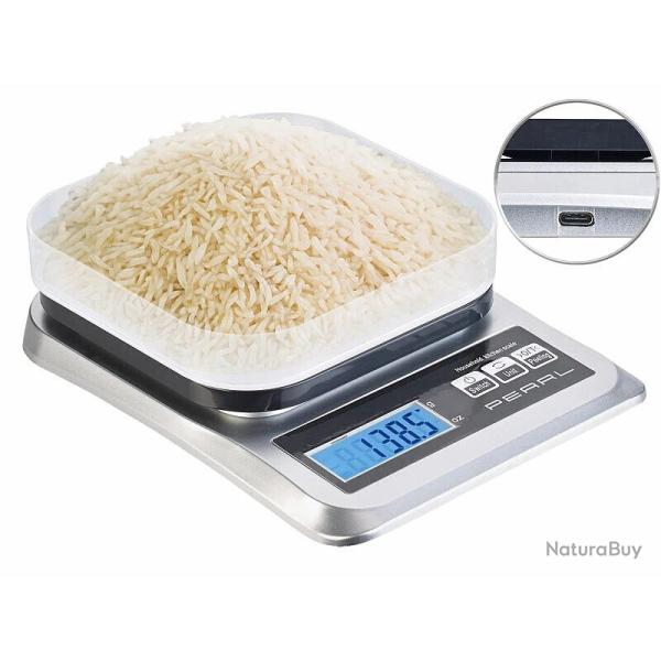 Balance de cuisine rechargeable avec �cran LCD