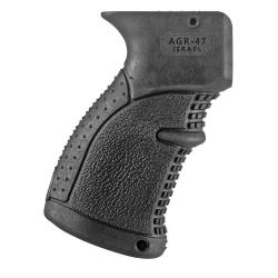 Poign&eacute;e pistolet ergonomique pour AK47/74 FAB Defense AGR-47 Rubber - Noir